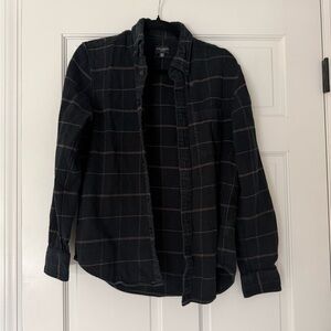 Club Monaco Dark Checkered Shirt